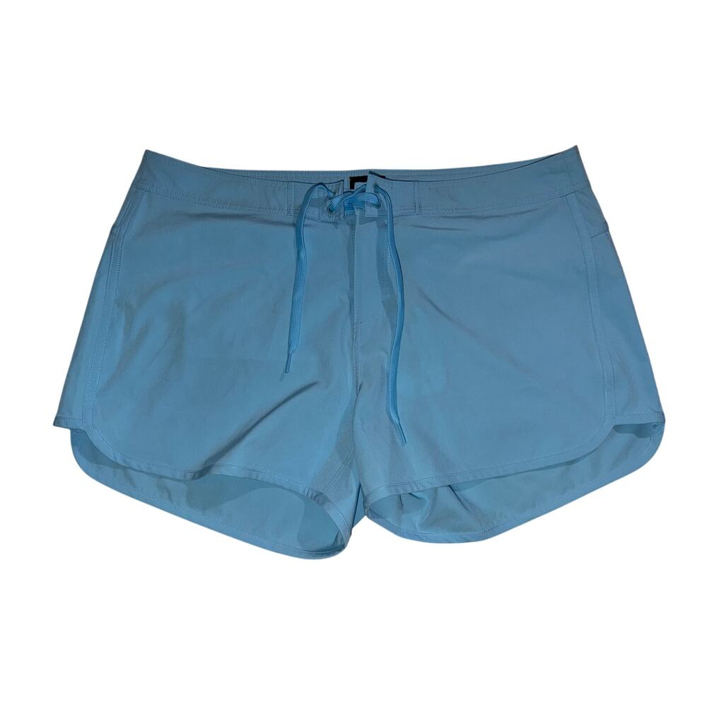 Prana Light Blue Swim Shorts, Size Large
